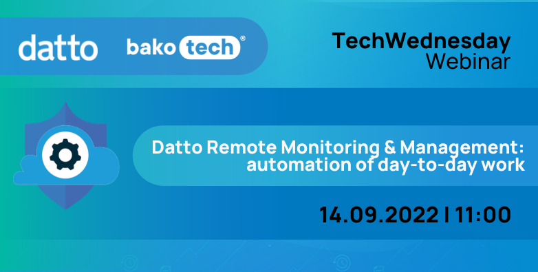 TechWednesday Webinar | Datto | September 14