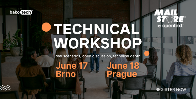 MailStore Technical Workshop in Brno and Prague