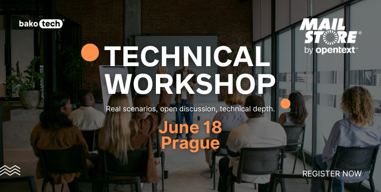 MailStore Technical Workshop in Prague