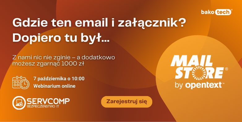 Gdzie ten email i załącznik? Dopiero tu był…